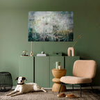 HARMONY IN GREENERY Peel and Stick Horizontal Poster