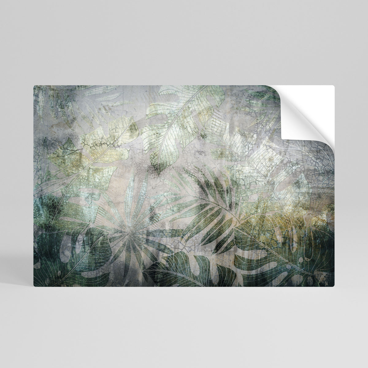 HARMONY IN GREENERY Selbstklebendes Horizontal-Poster