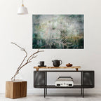 HARMONY IN GREENERY Peel and Stick Horizontal Poster