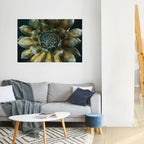 MYSTICAL SUCCULENT WHIRL Peel and Stick Horizontal Poster