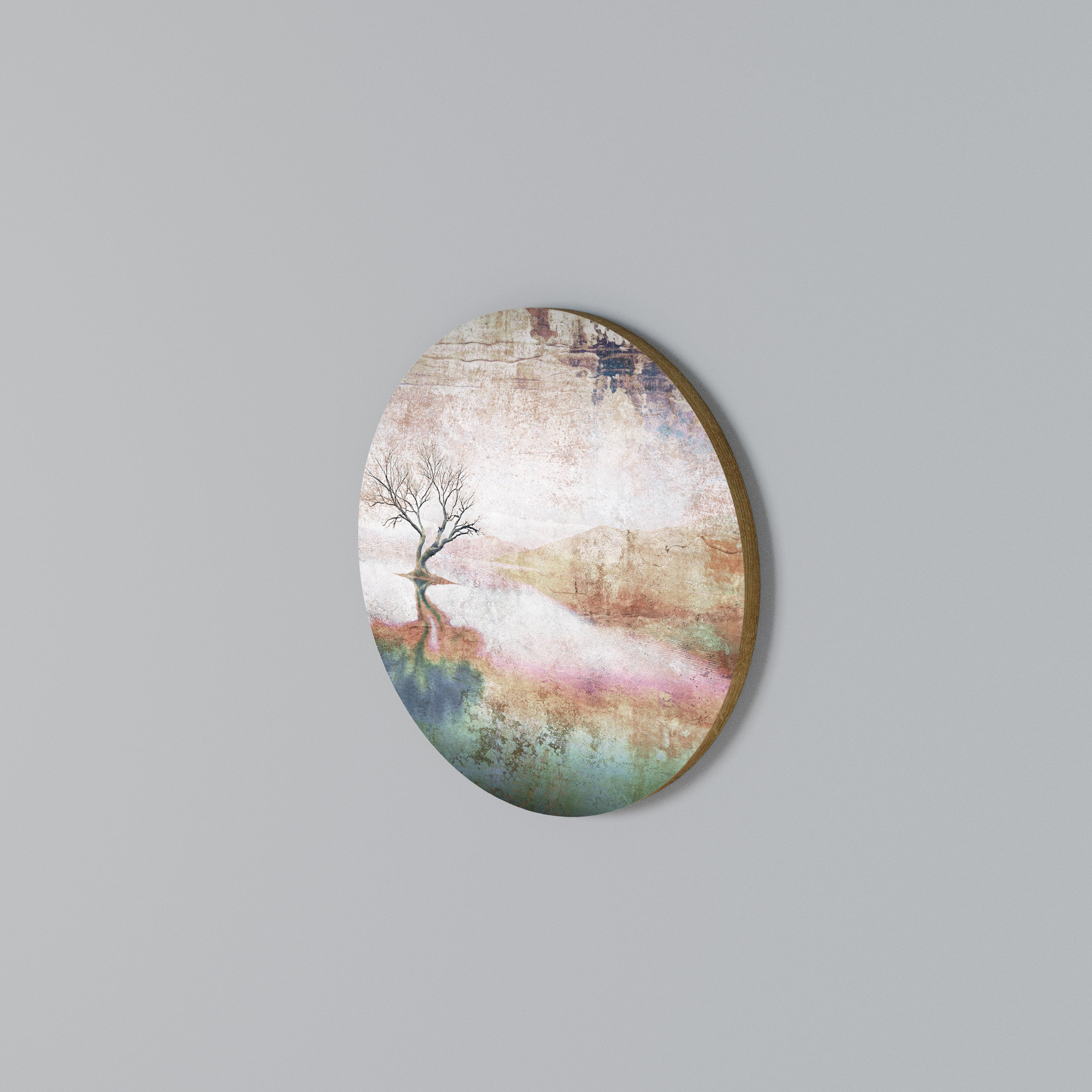FADING MEMORIES Rundes Wandbild
