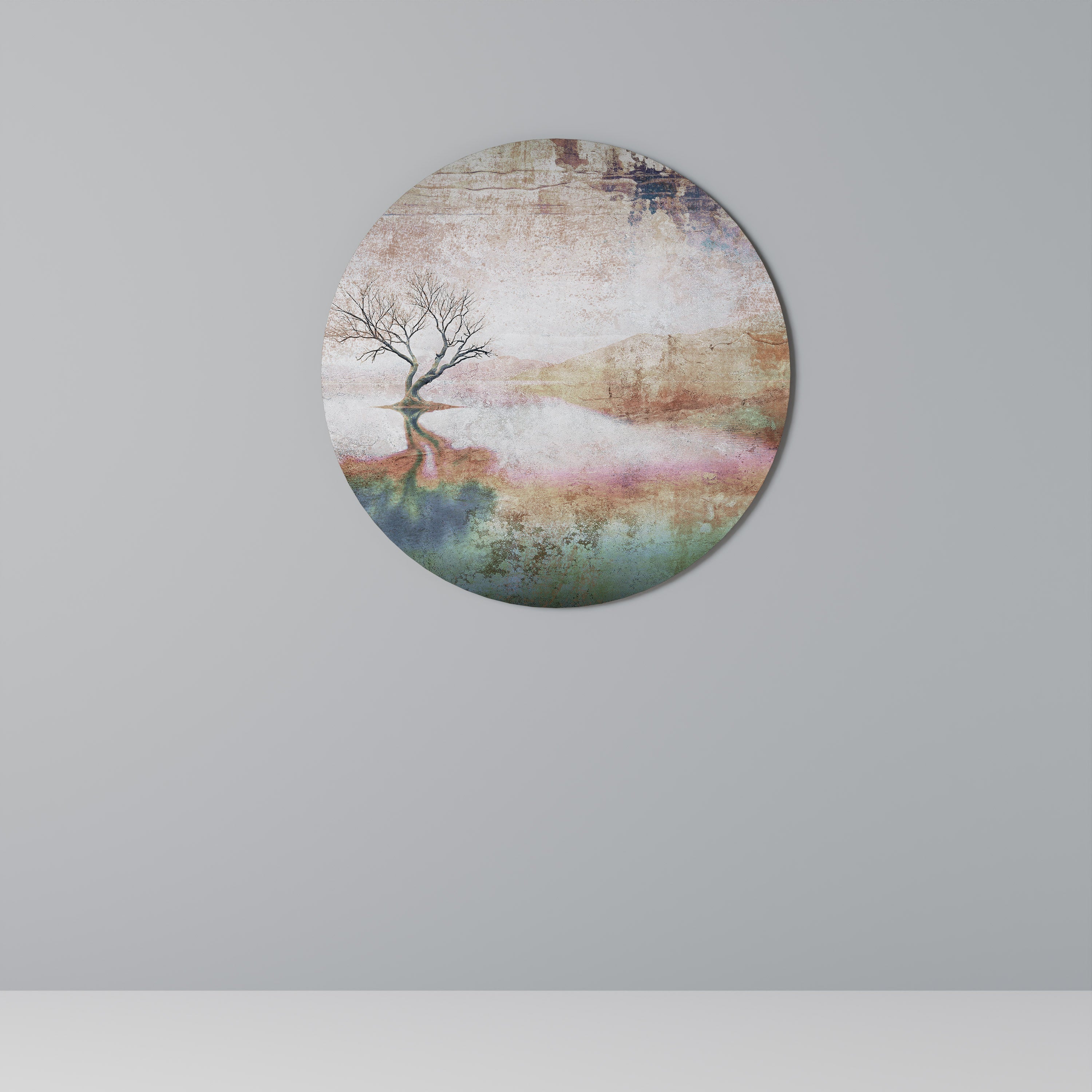 FADING MEMORIES Runde Wanddekoration Ø 69 cm