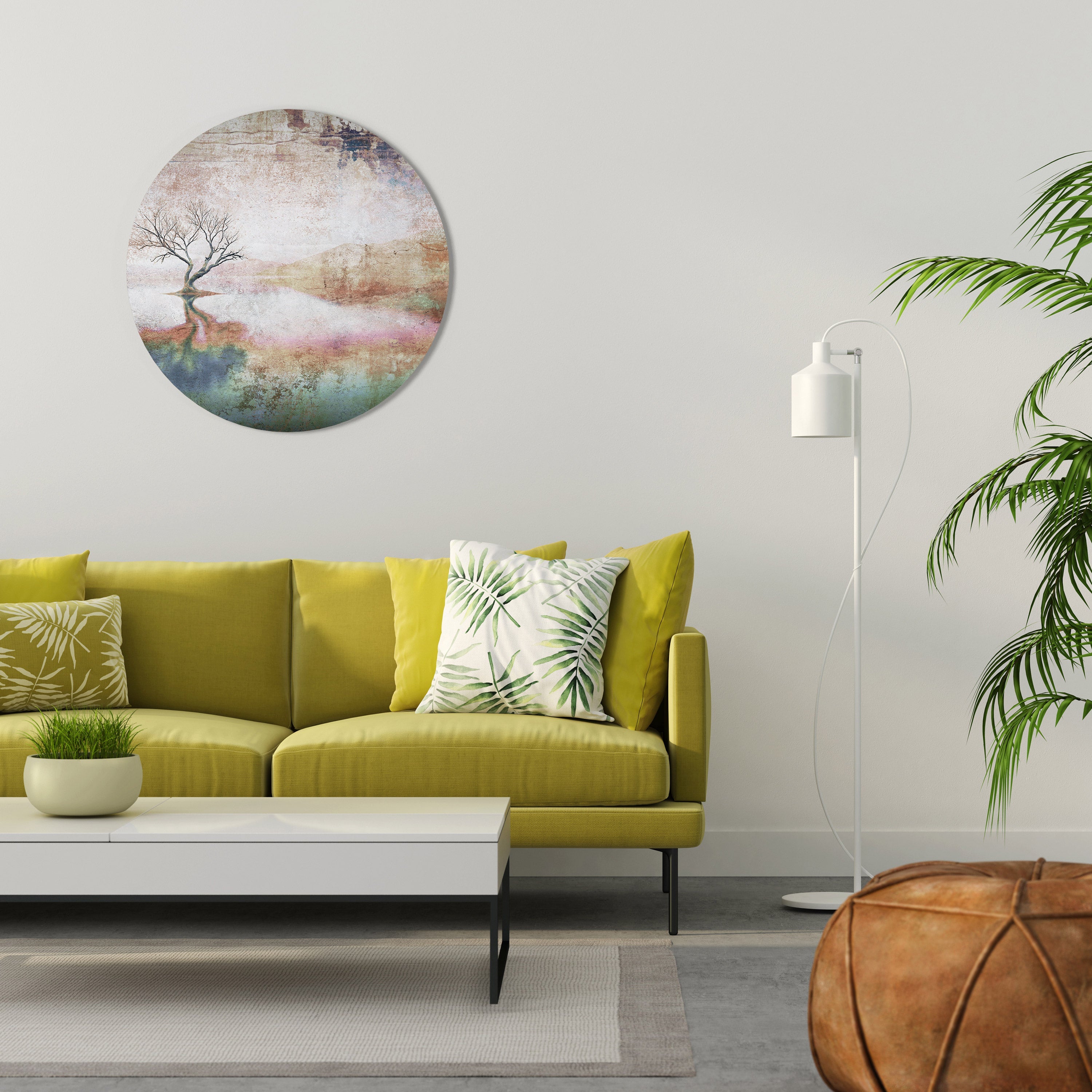 FADING MEMORIES Runde Wanddekoration Ø 69 cm