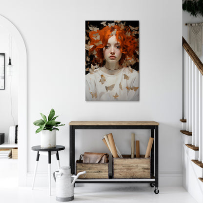 BUTTERFLY DREAMS Vertical Canvas Print