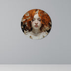 BUTTERFLY DREAMS Runde Wanddekoration Ø 69 cm