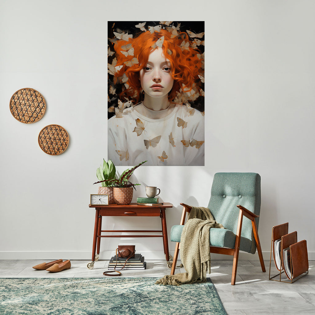 BUTTERFLY DREAMS Vertikales Poster zum Abziehen und Aufkleben