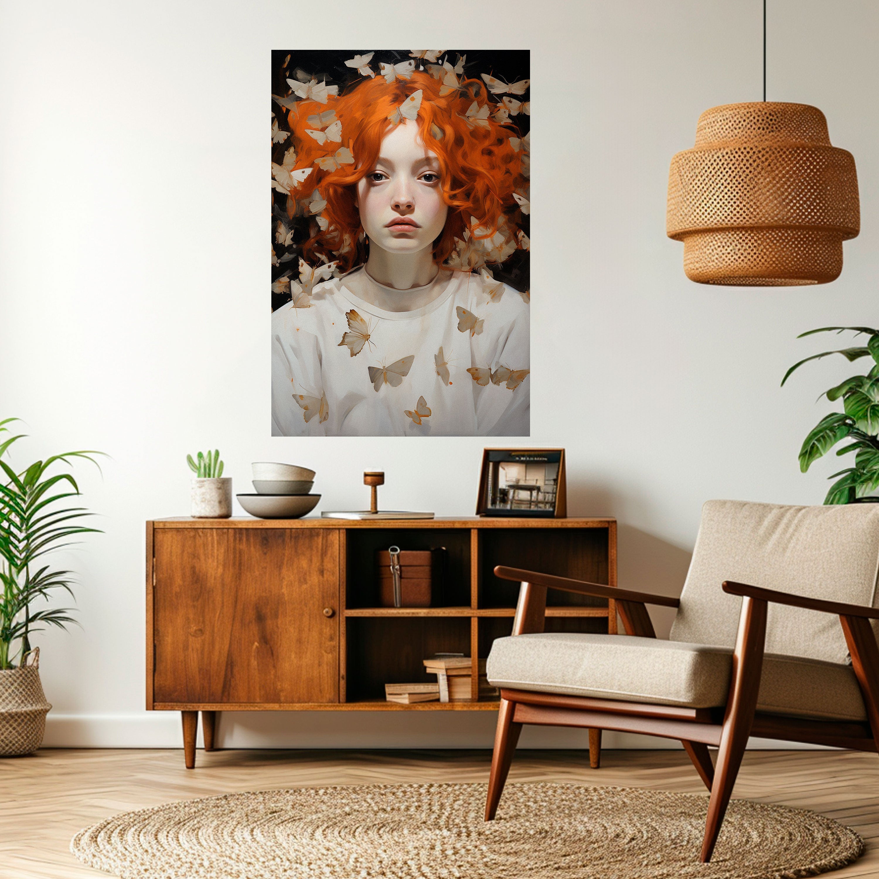 BUTTERFLY DREAMS Vertikales Poster zum Abziehen und Aufkleben