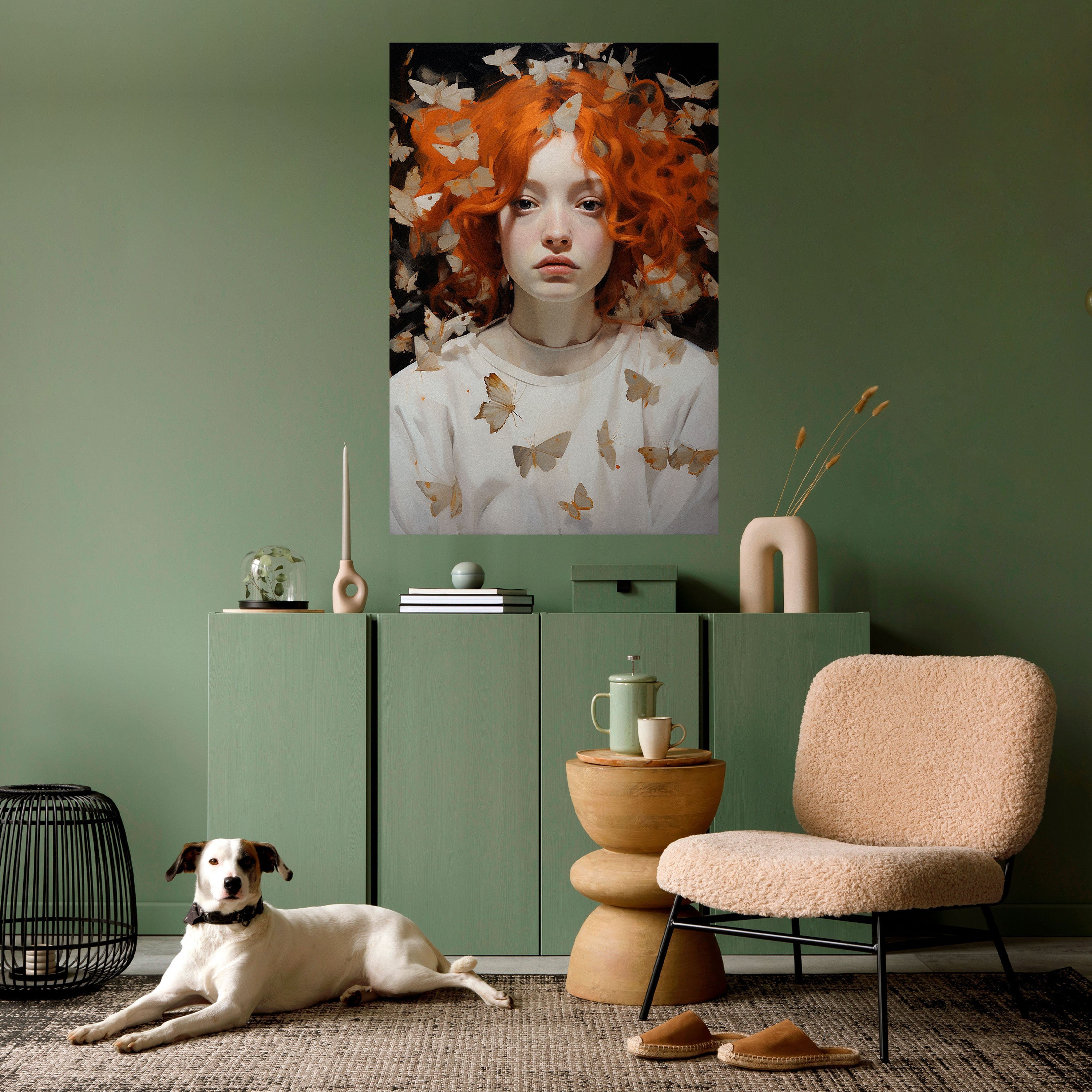 BUTTERFLY DREAMS Vertikales Poster zum Abziehen und Aufkleben