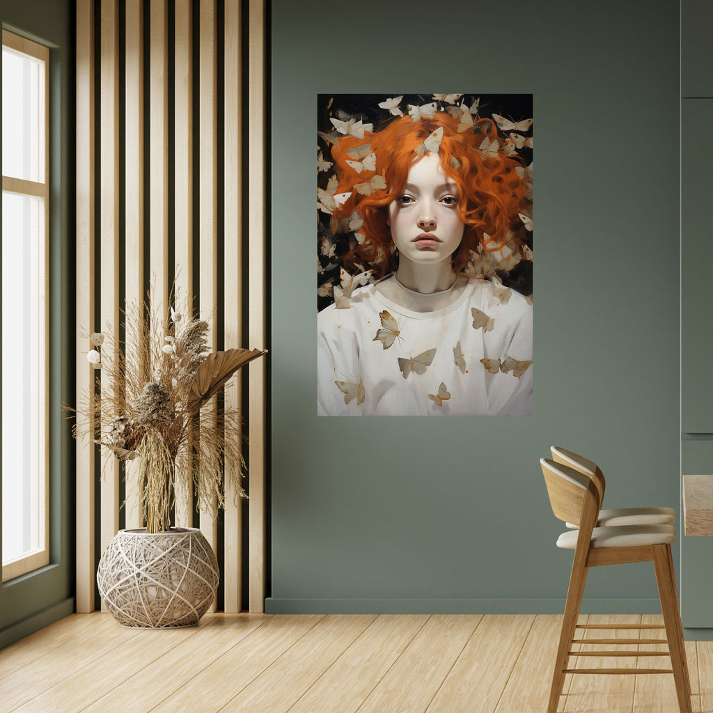 BUTTERFLY DREAMS Vertikales Poster zum Abziehen und Aufkleben