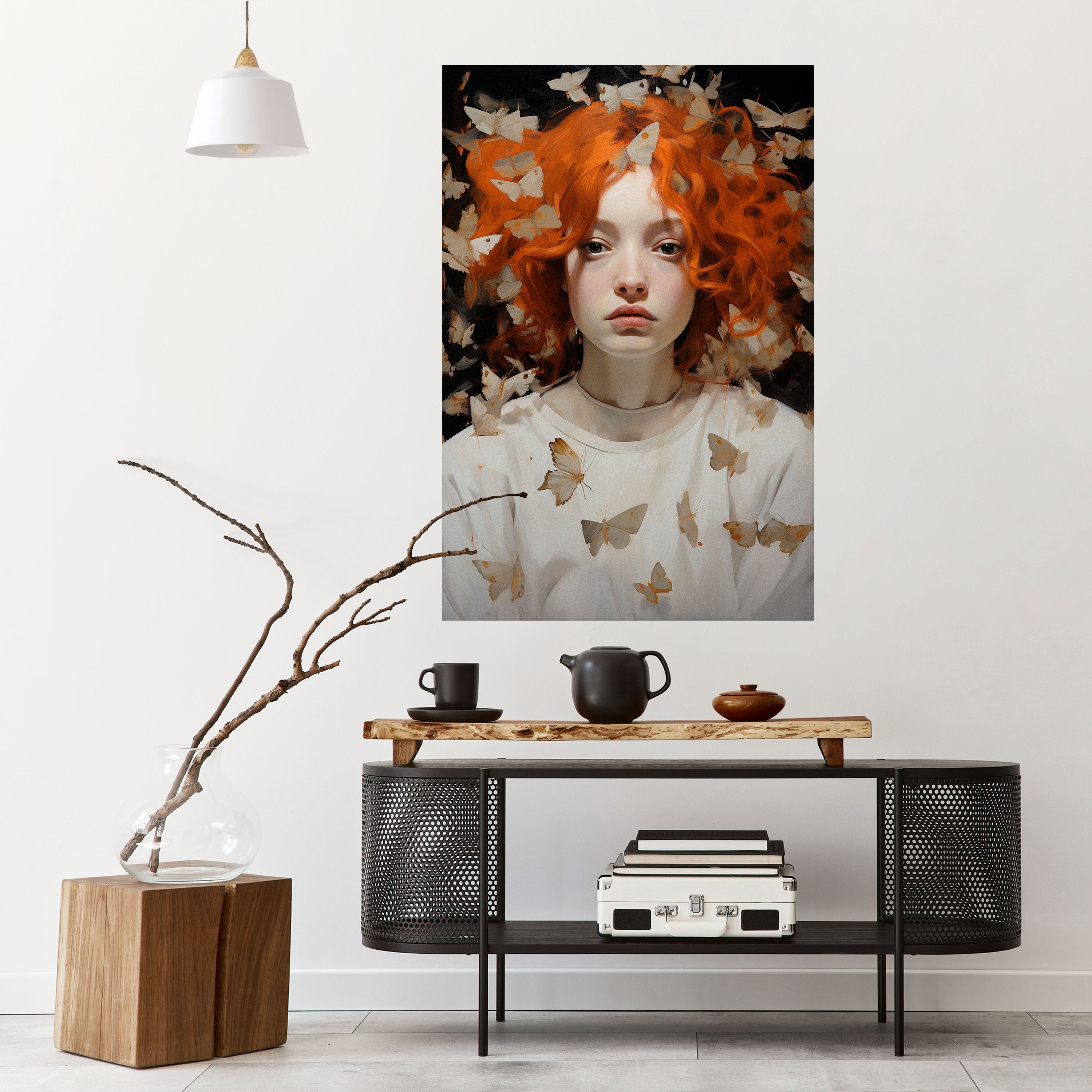 BUTTERFLY DREAMS Vertikales Poster zum Abziehen und Aufkleben