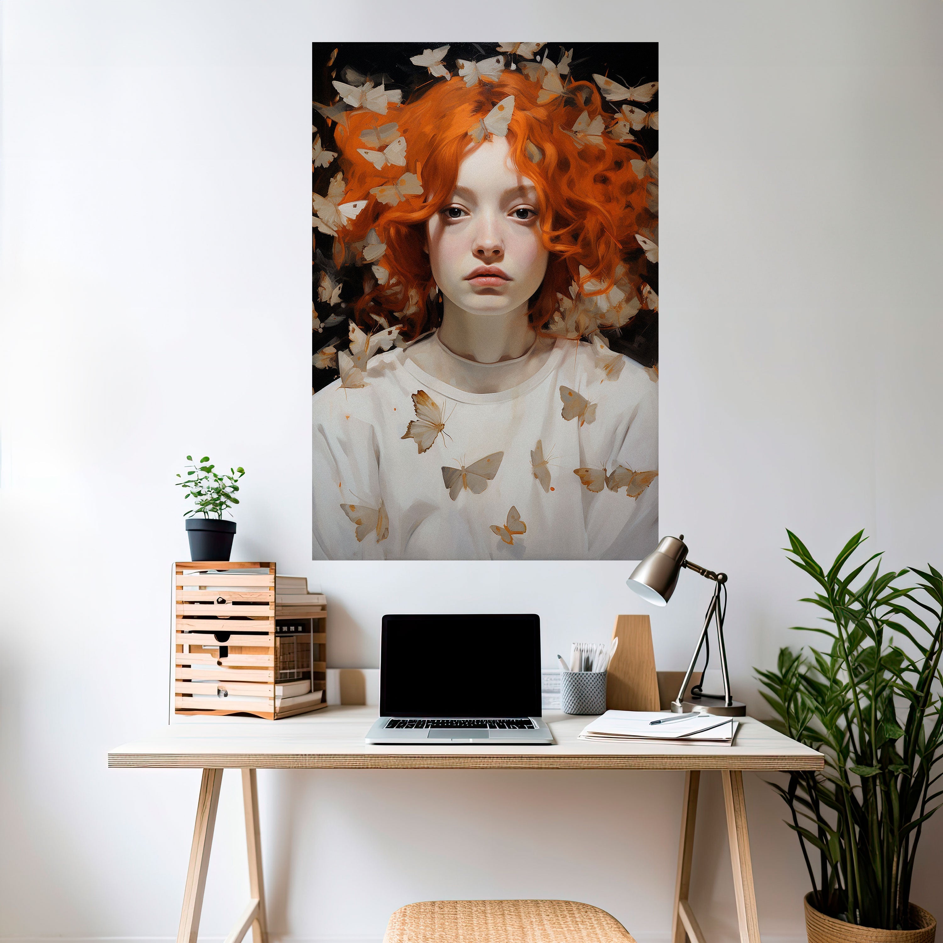 BUTTERFLY DREAMS Vertikales Poster zum Abziehen und Aufkleben