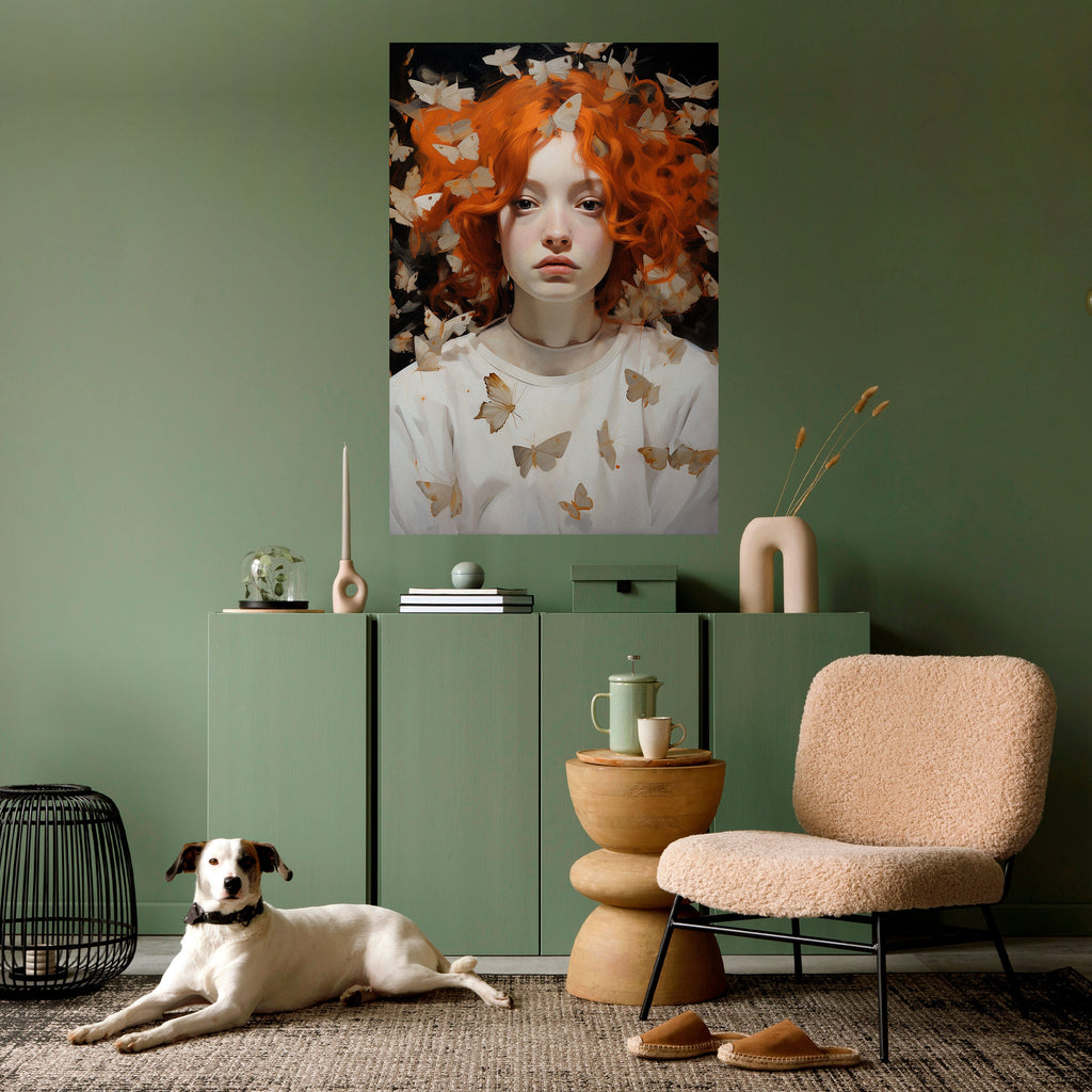 BUTTERFLY DREAMS Vertikales Poster zum Abziehen und Aufkleben