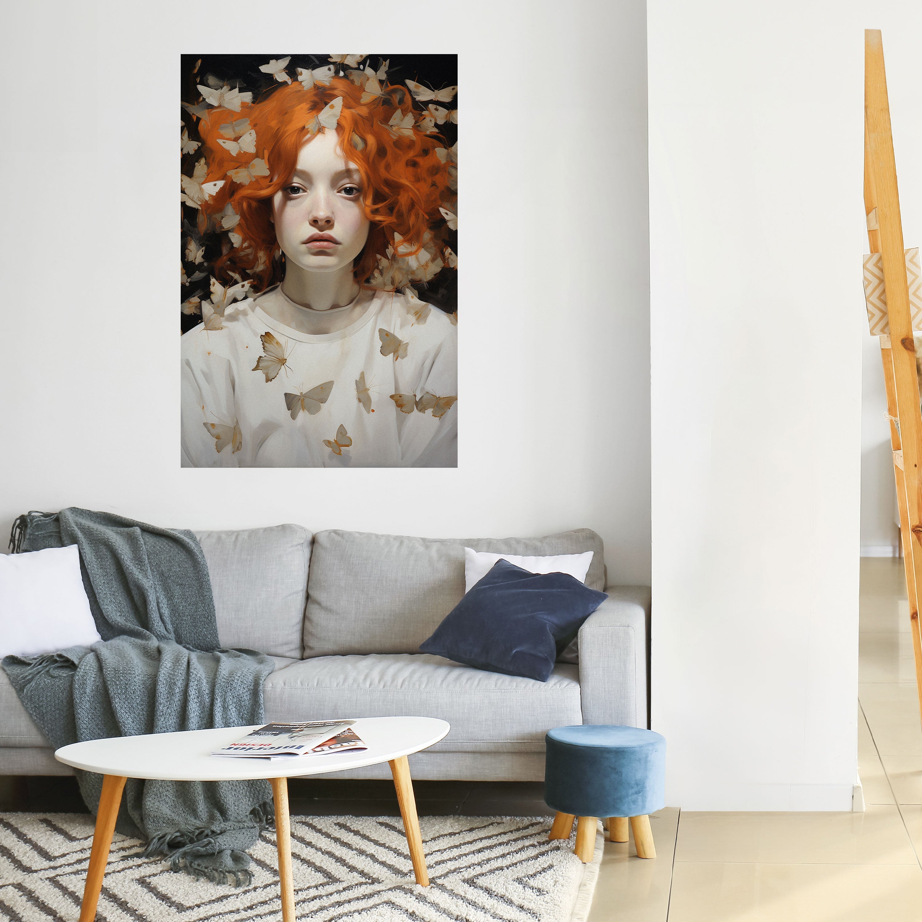 BUTTERFLY DREAMS Vertikales Poster zum Abziehen und Aufkleben