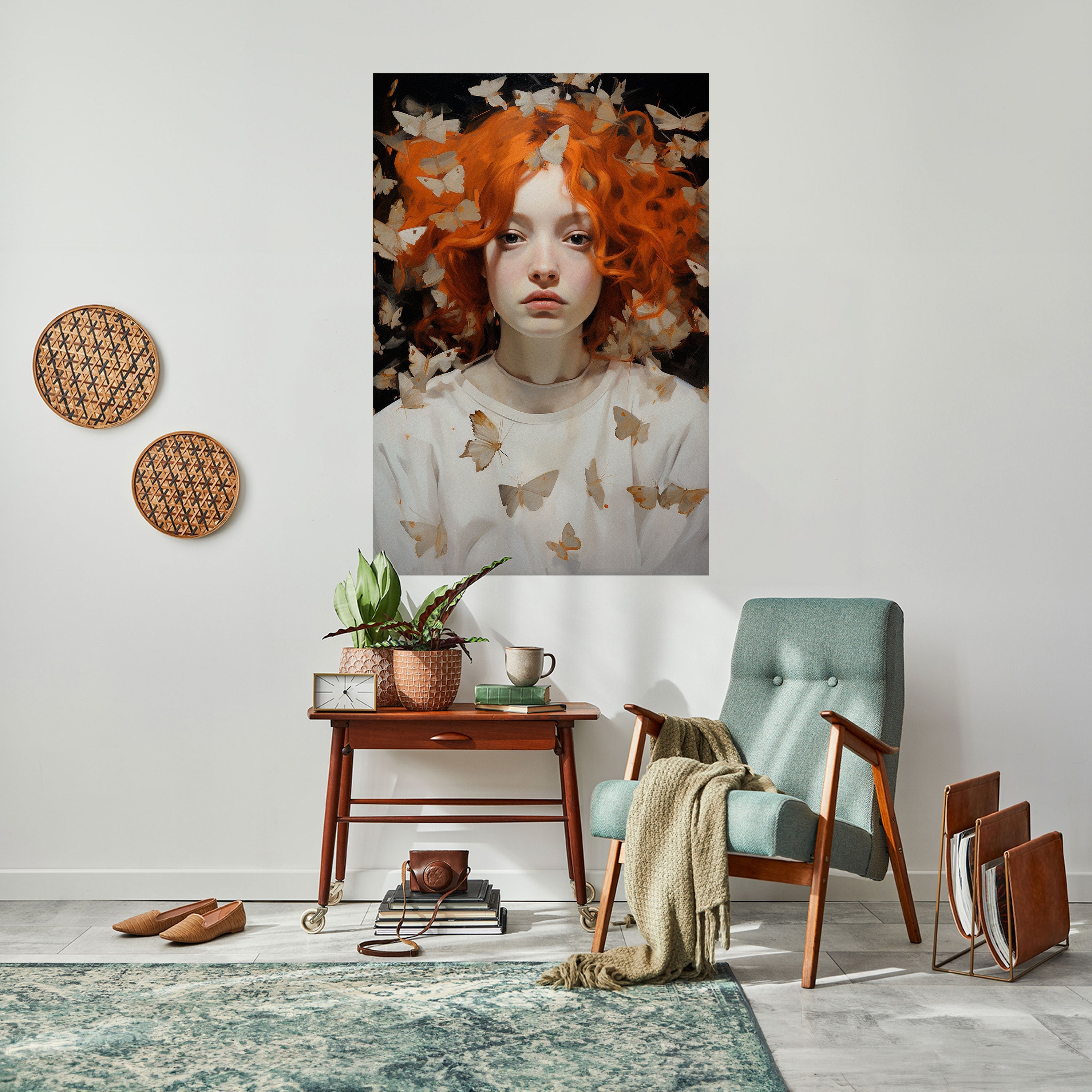 BUTTERFLY DREAMS Vertikales Poster zum Abziehen und Aufkleben