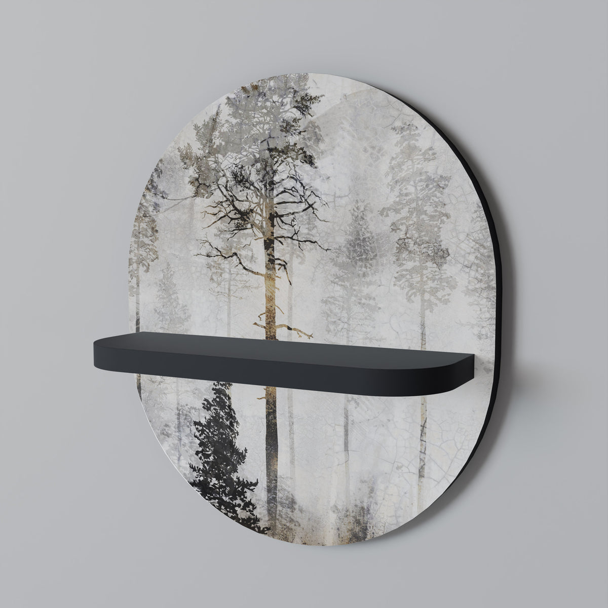 FADE IN THE TREES Dekoratives Wandregal