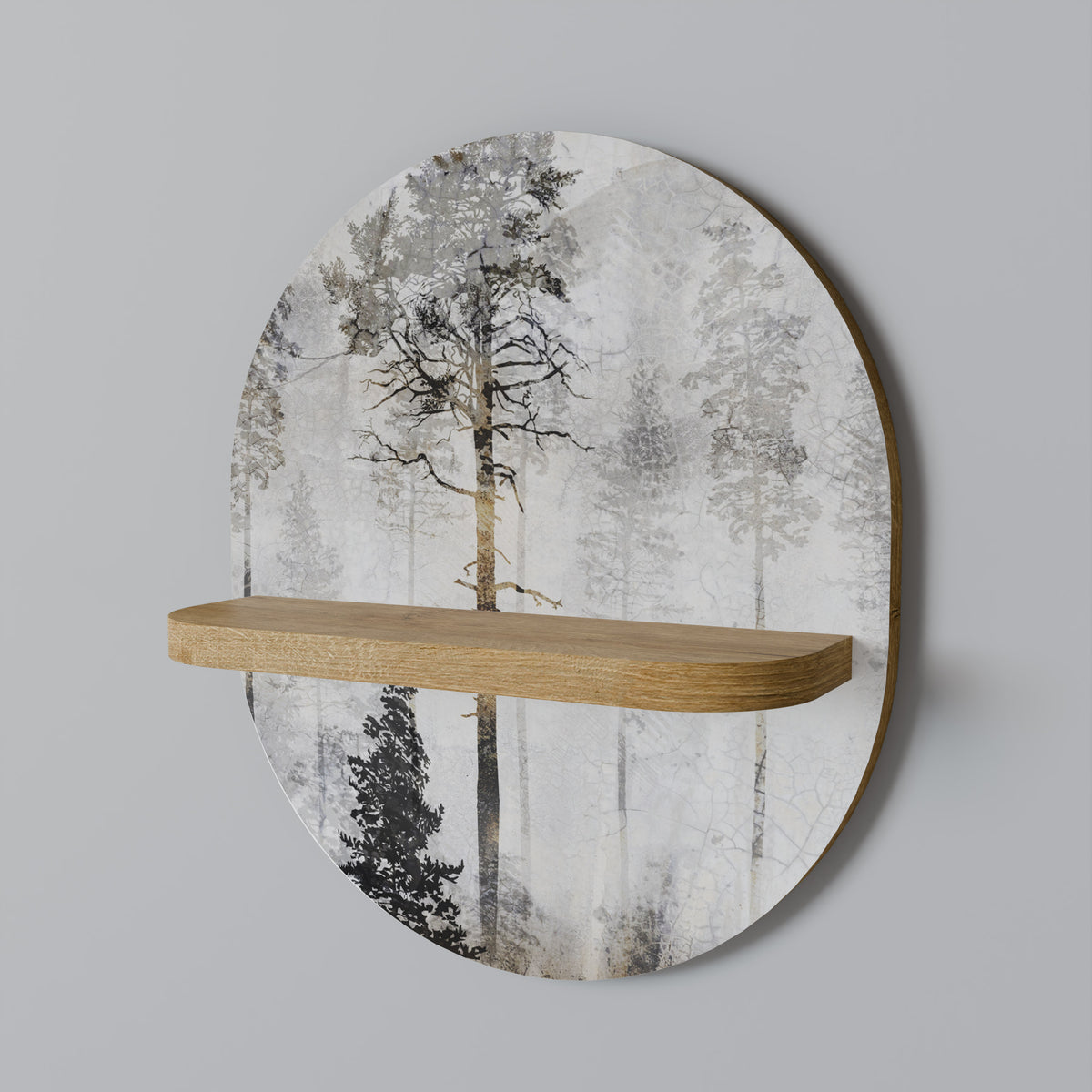 FADE IN THE TREES Dekoratives Wandregal