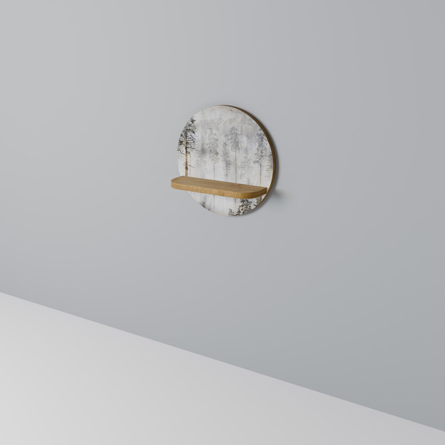 FADE IN THE TREES Art Shelf