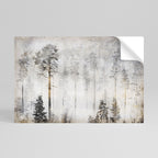 FADE IN THE TREES Peel and Stick Horizontal Poster