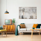 FADE IN THE TREES Peel and Stick Horizontal Poster