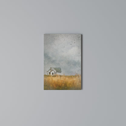 FIELDS OF FADING LIGHT Vertical Canvas Print