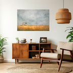 FIELDS OF FADING LIGHT Peel and Stick Horizontal Poster