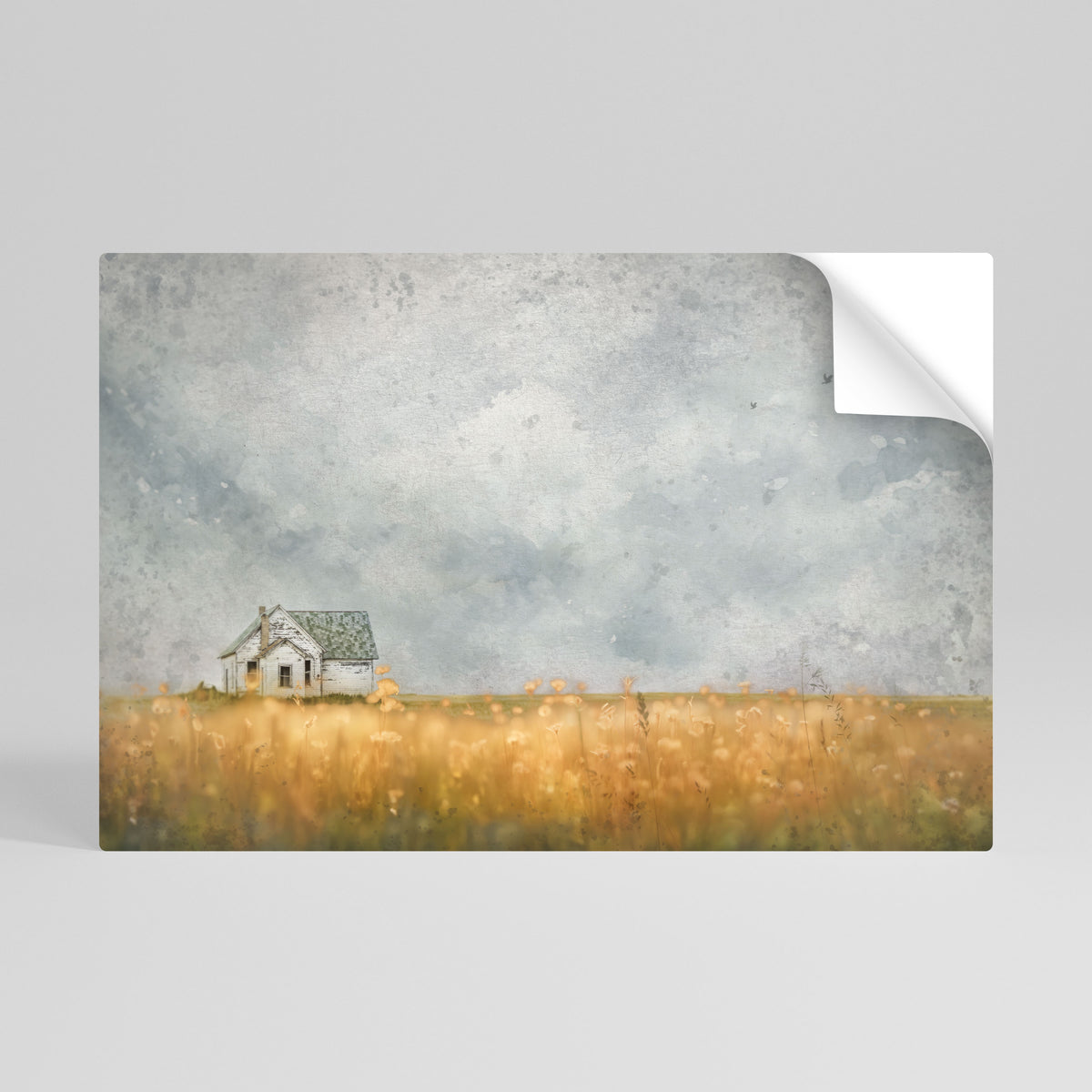 FIELDS OF FADING LIGHT Selbstklebendes Horizontal-Poster