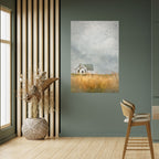 FIELDS OF FADING LIGHT Selbstklebendes Poster - Hochformat