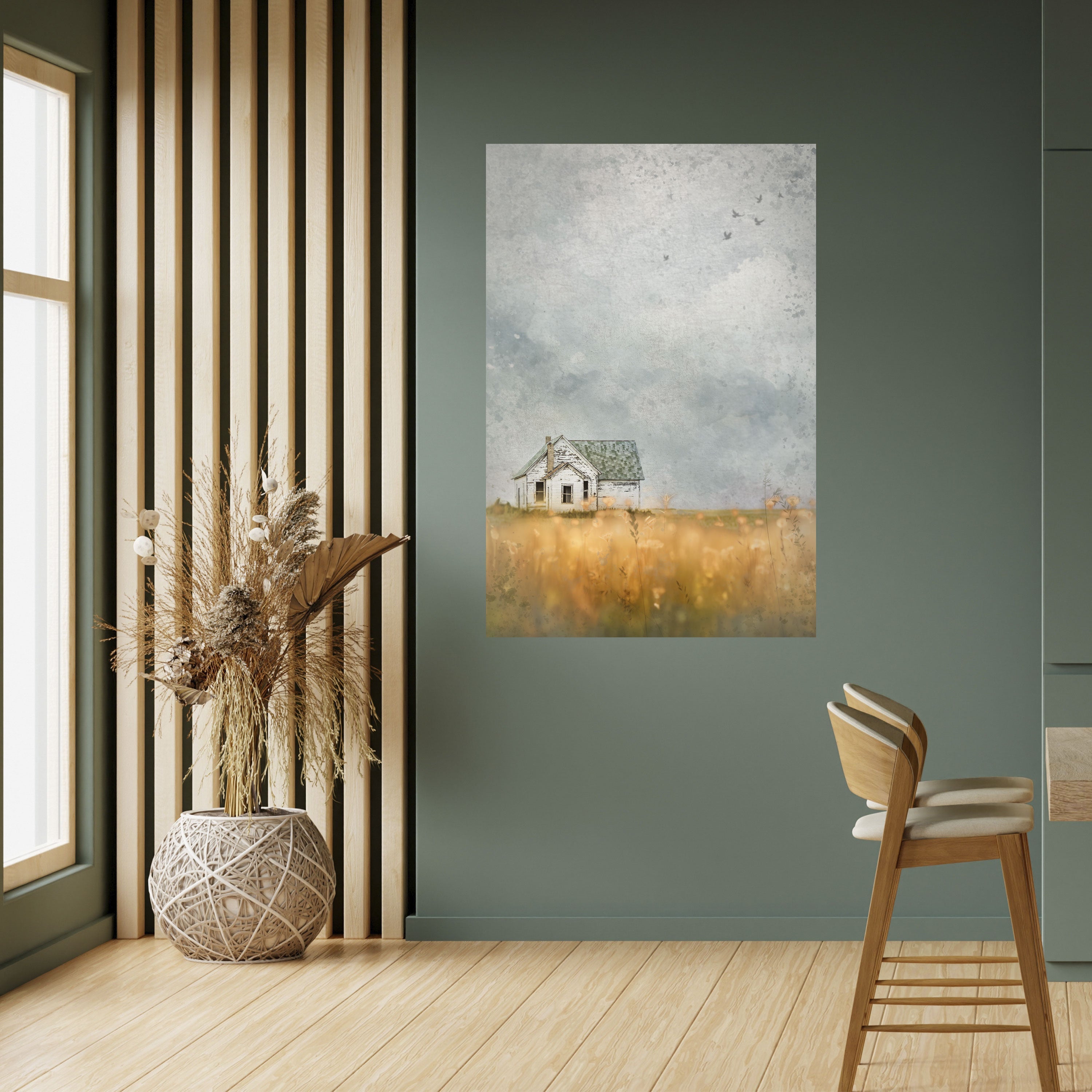 FIELDS OF FADING LIGHT Vertikales Poster zum Abziehen und Aufkleben