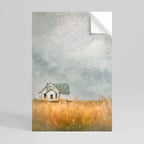 FIELDS OF FADING LIGHT Selbstklebendes Poster - Hochformat