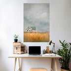 FIELDS OF FADING LIGHT Selbstklebendes Poster - Hochformat