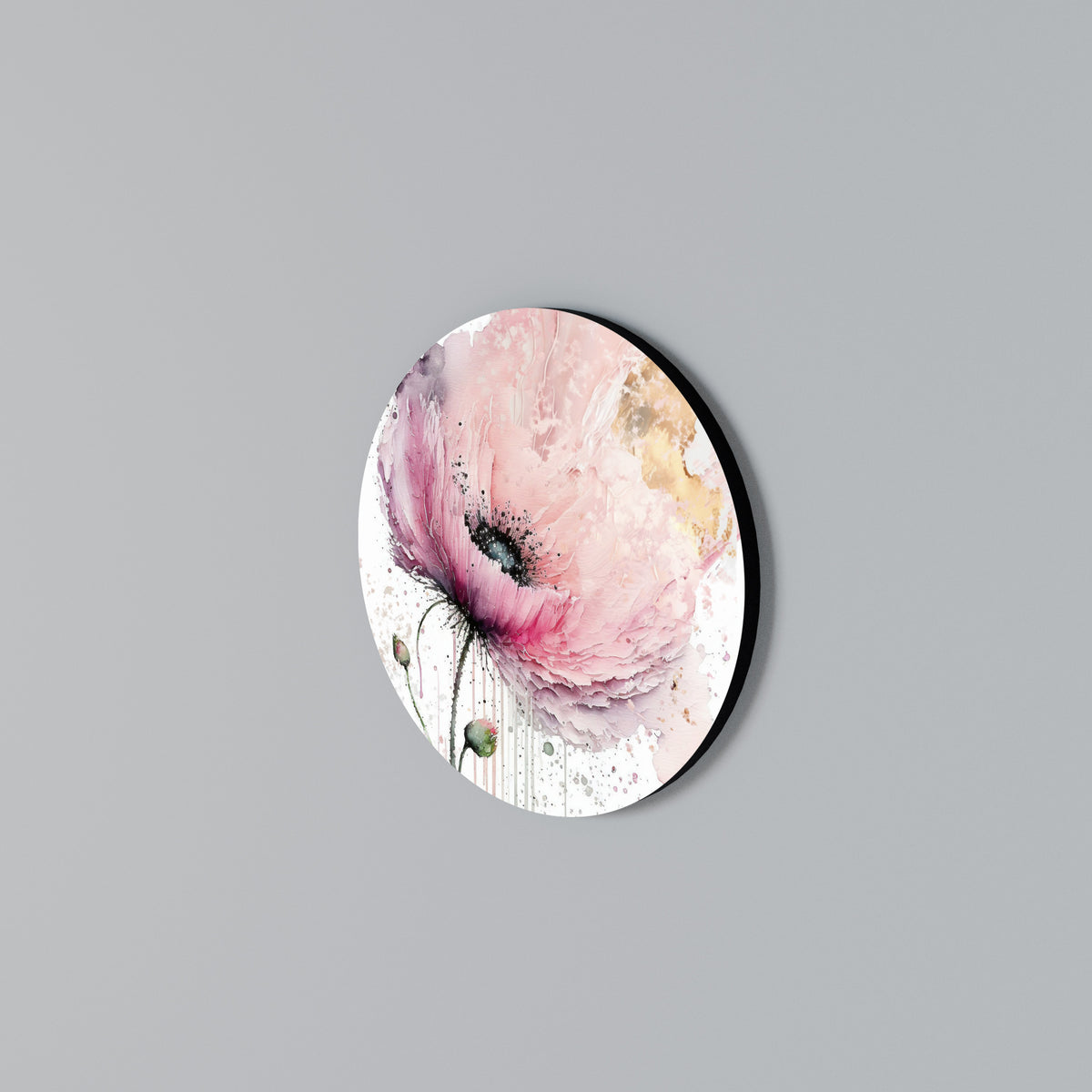 VIVID TRANQUILITY Rundes Wandbild