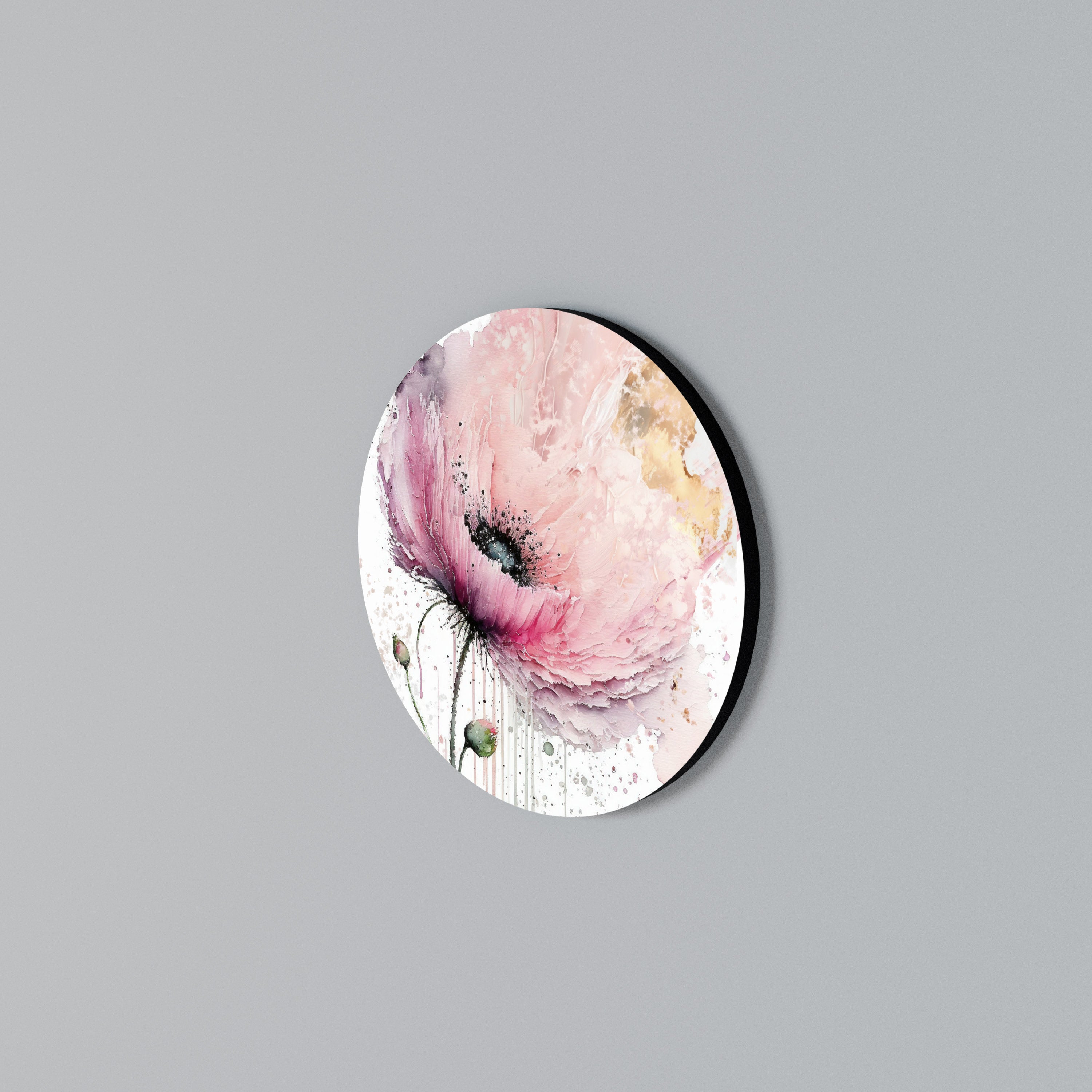 VIVID TRANQUILITY Rundes Wandbild