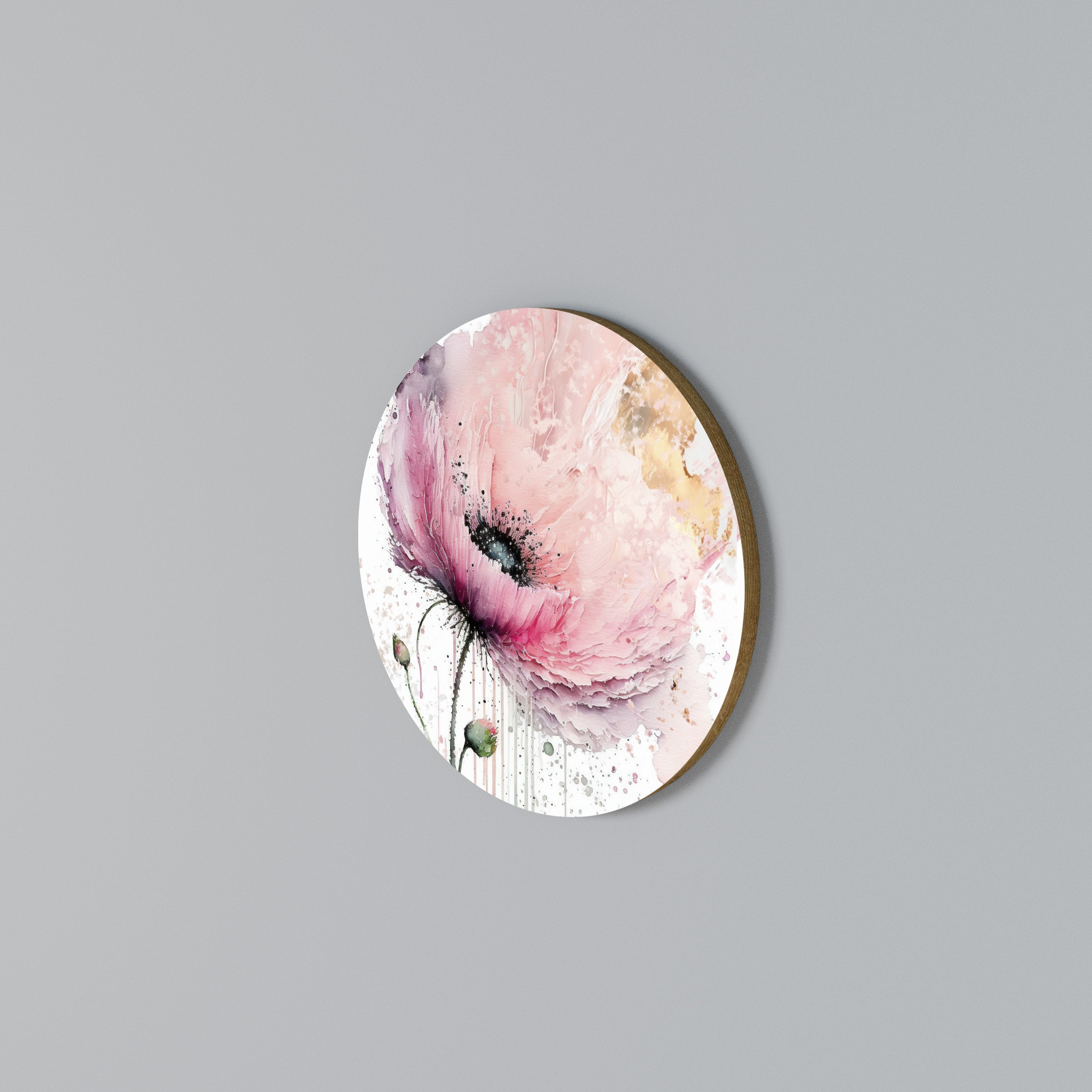 VIVID TRANQUILITY Rundes Wandbild