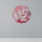 ETHERAL PETAL GLOW Runde Wanddekoration Ø 69 cm