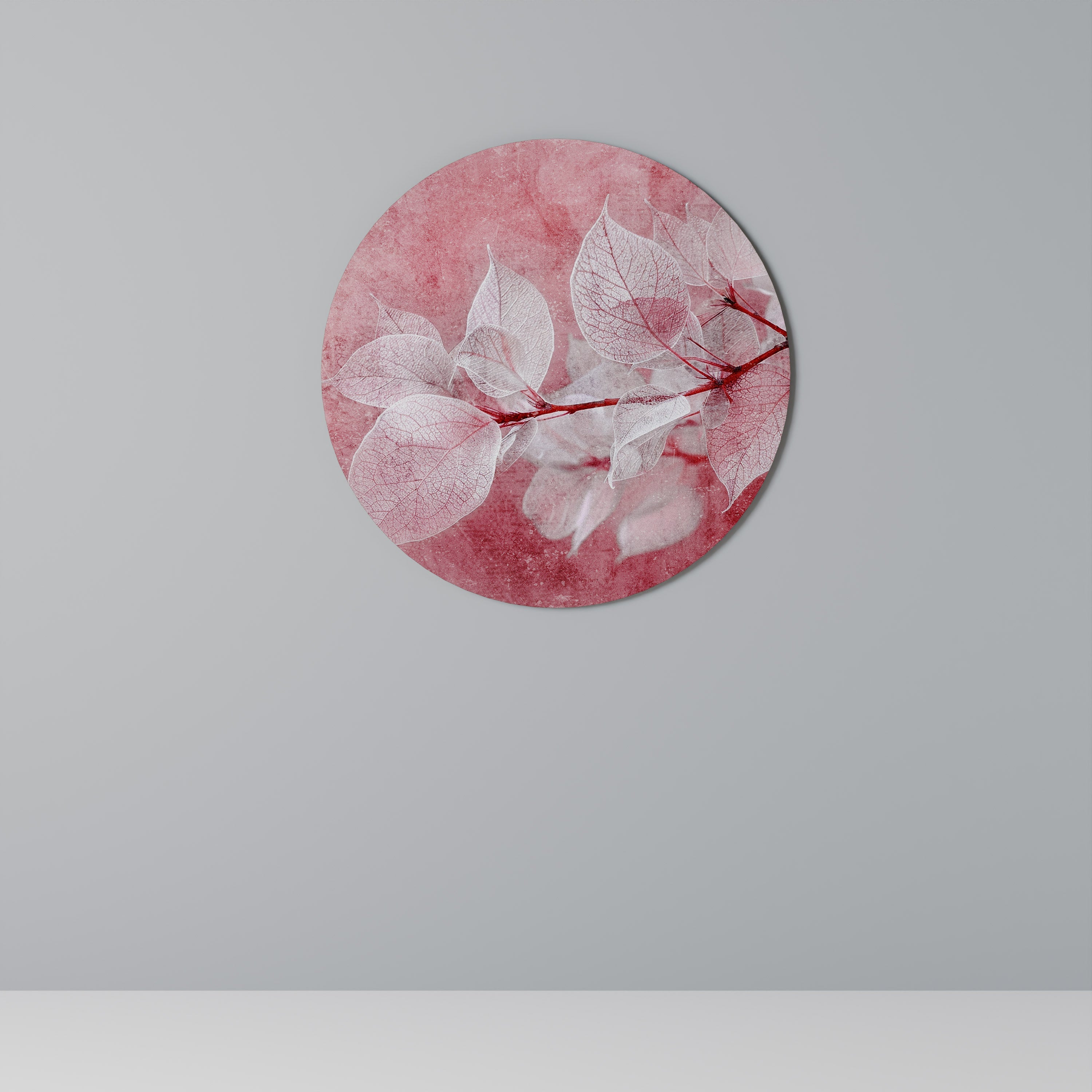 ETHERAL PETAL GLOW Runde Wanddekoration Ø 69 cm