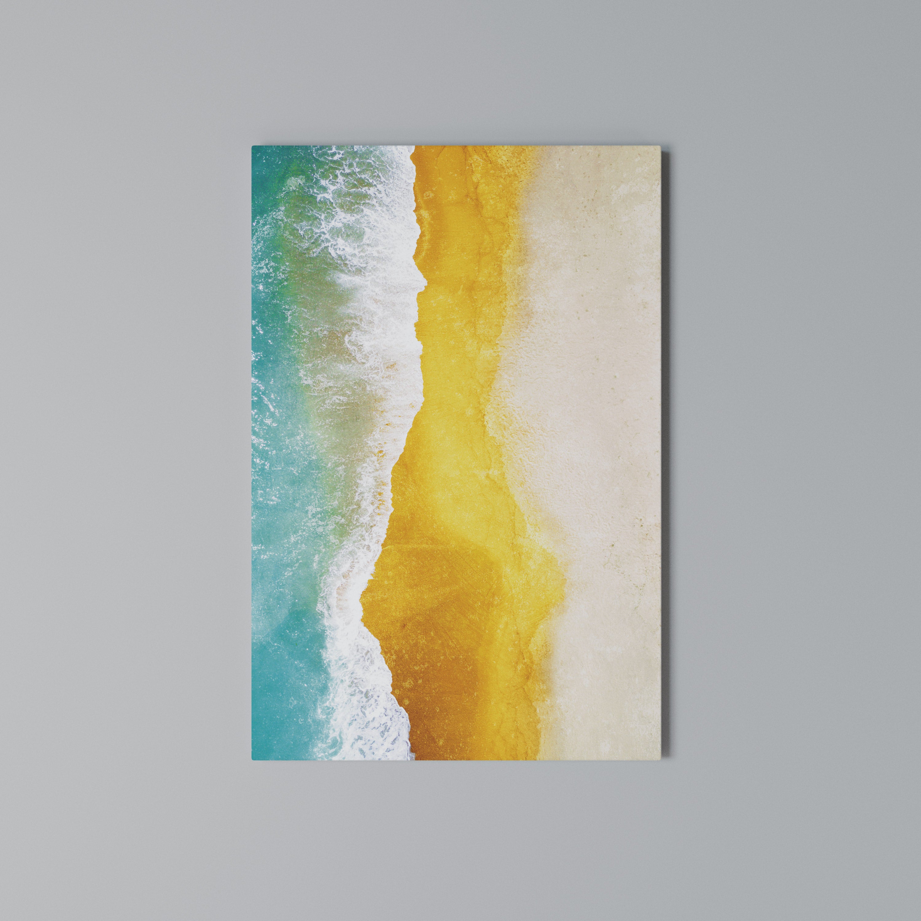 TRILOGY OF TIDES Vertical Canvas Print