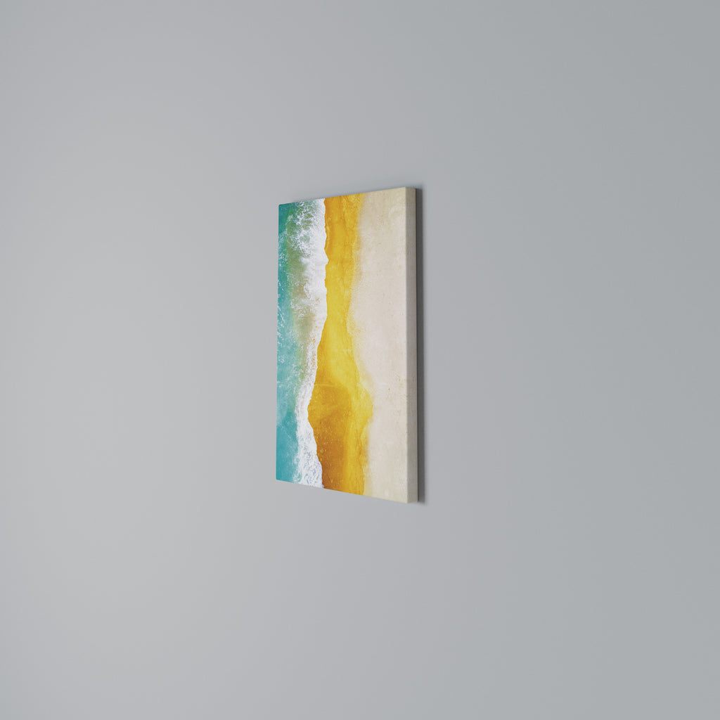 TRILOGY OF TIDES Vertical Canvas Print