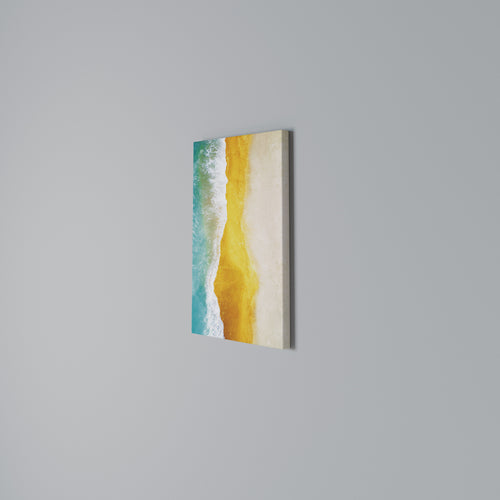 TRILOGY OF TIDES Vertical Canvas Print