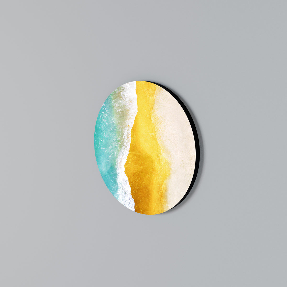 TRILOGY OF TIDES Rundes Wandbild