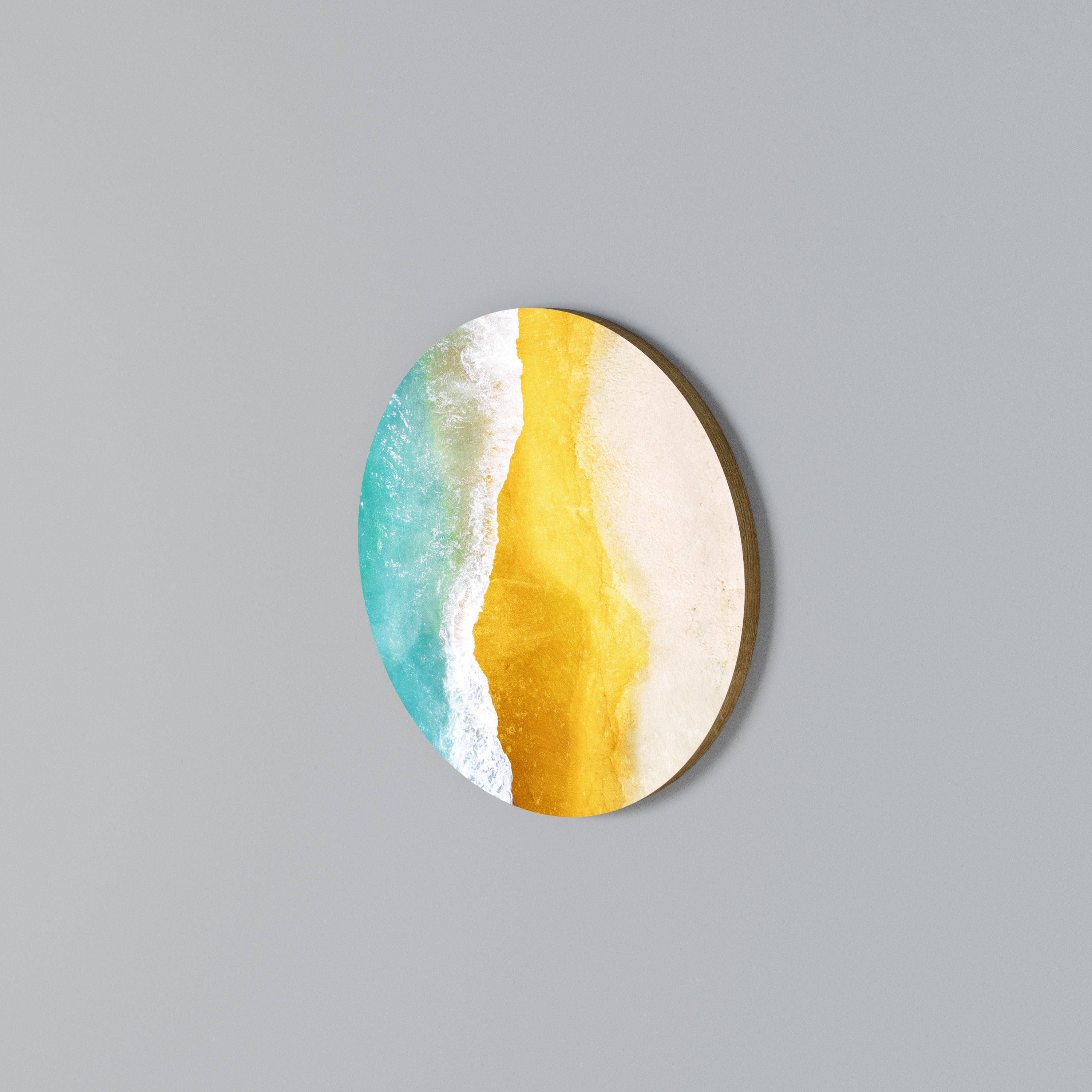 TRILOGY OF TIDES Rundes Wandbild