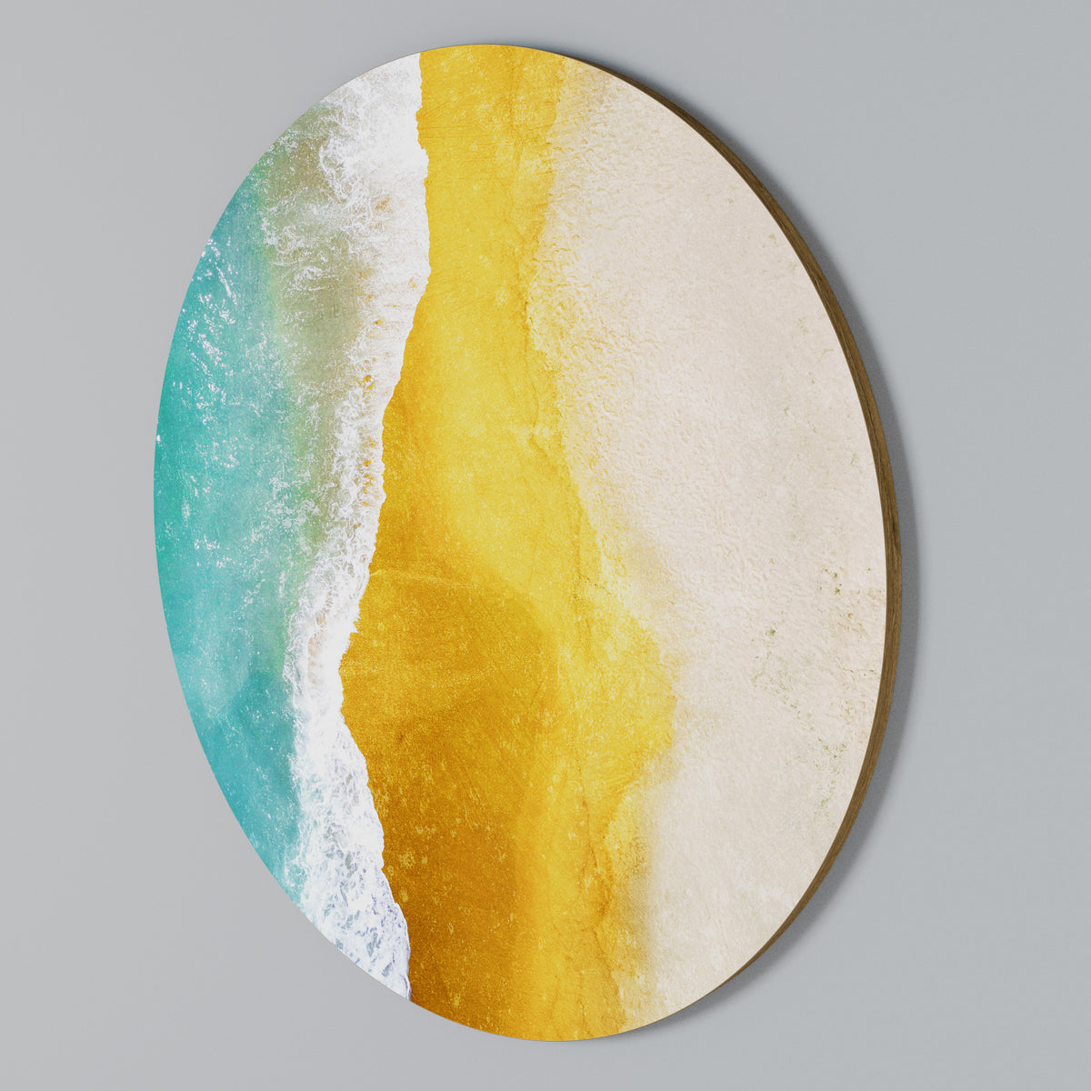 TRILOGY OF TIDES Rundes Wandbild