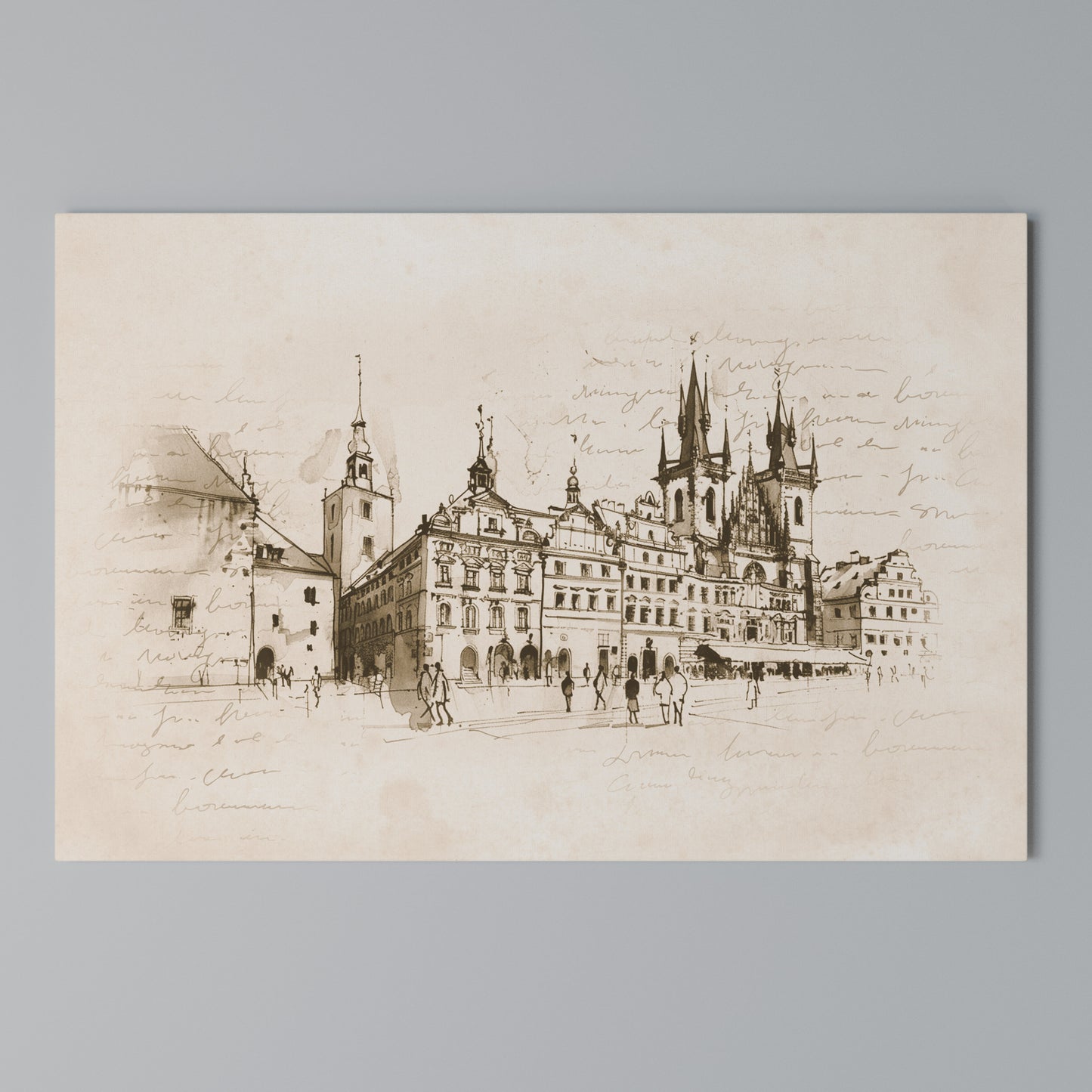 WHISPERS OF ARCHITECTURE Horizontal Canvas Print