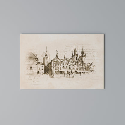 WHISPERS OF ARCHITECTURE Horizontal Canvas Print