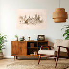 WHISPERS OF ARCHITECTURE Selbstklebendes Horizontal-Poster