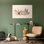 WHISPERS OF ARCHITECTURE Selbstklebendes Horizontal-Poster