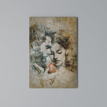 WHISPERS OF TEMPTATION Vertical Canvas Print