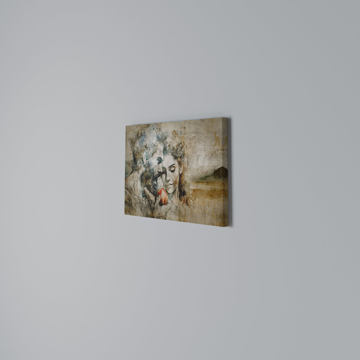 WHISPERS OF TEMPTATION Horizontal Canvas Print