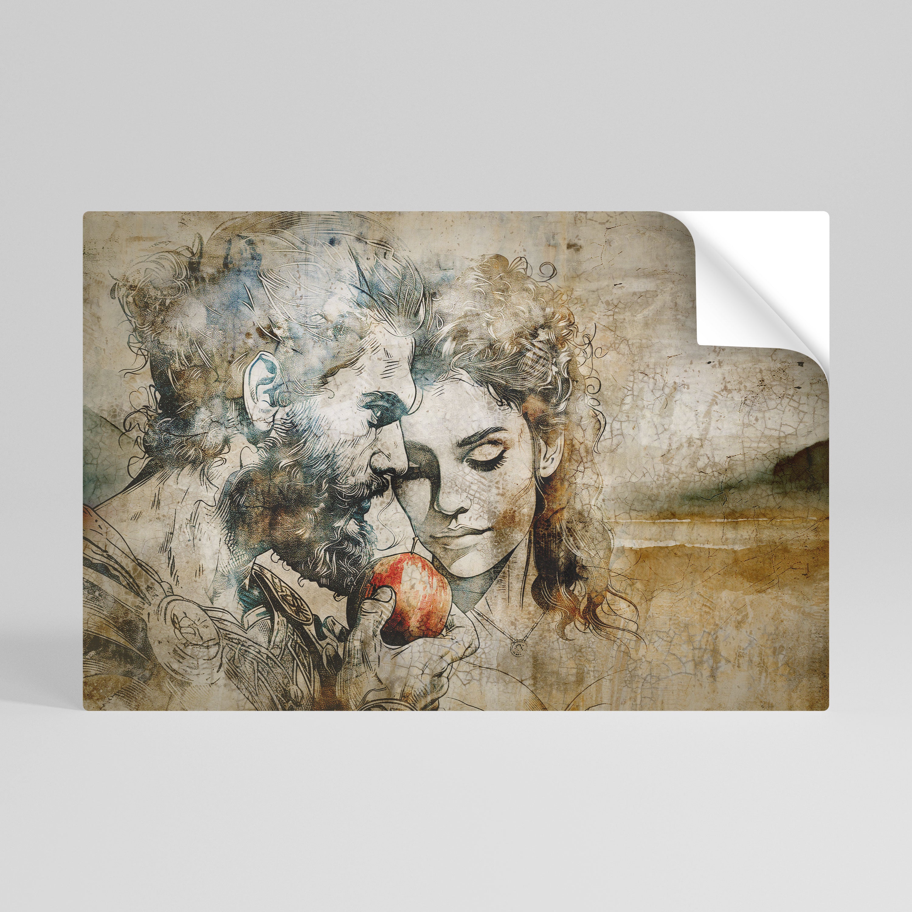 WHISPERS OF TEMPTATION Selbstklebendes Horizontal-Poster