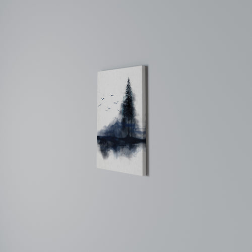 MISTY RECOLLECTION Vertical Canvas Print