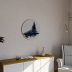 MISTY RECOLLECTION Runde Wanddekoration Ø 69 cm